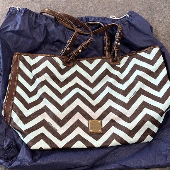 Dooney & Bourke Handbags - Dooney & Bourke chevron tote.
